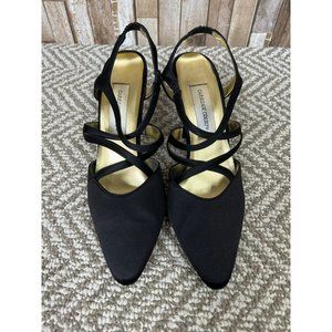 Carriage Court Black Heels